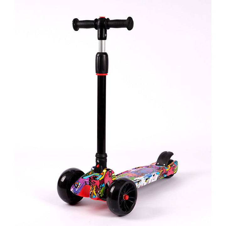 Colorful Graphic Kick Scooter Stornfield