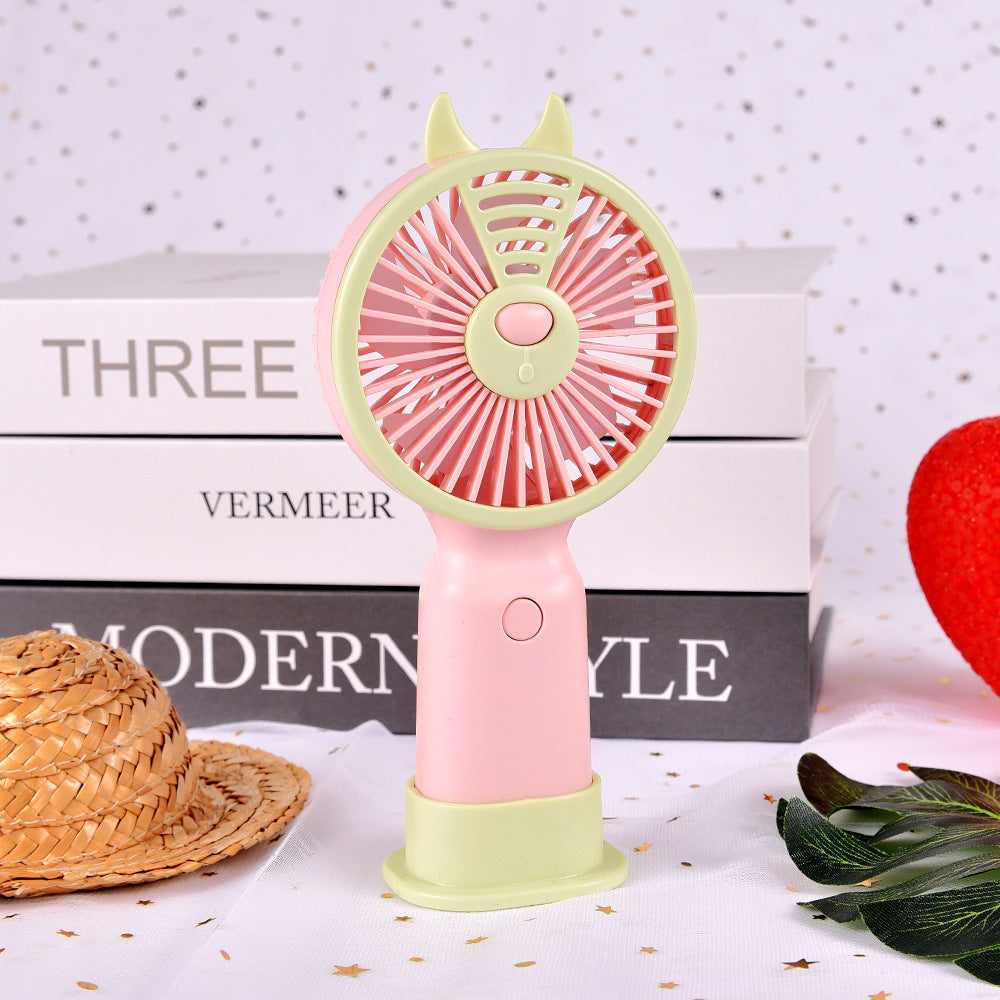 Portable Bunny-Themed Handheld Fan Stornfield