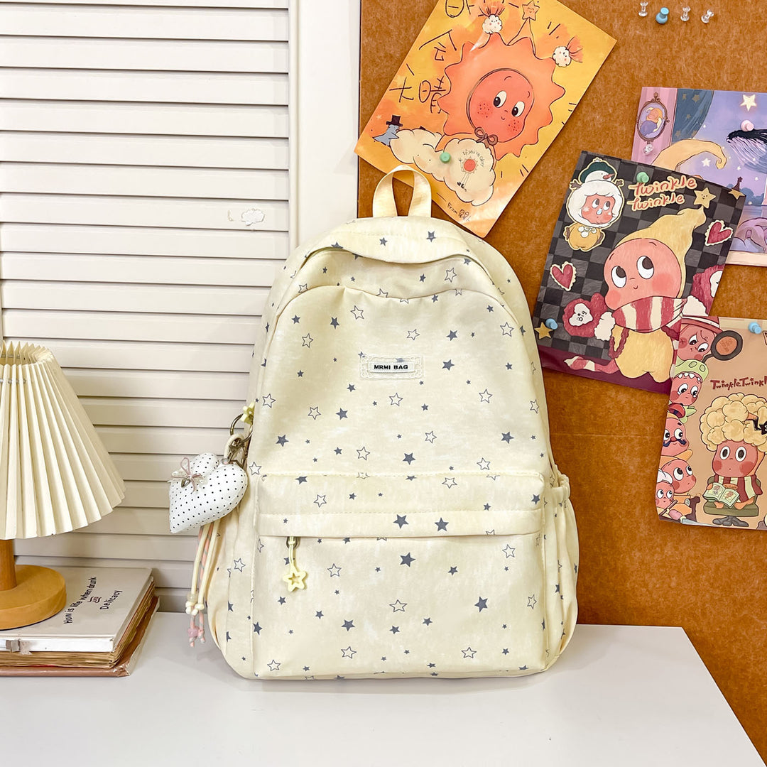 Star-Patterned Casual Backpack Stornfield
