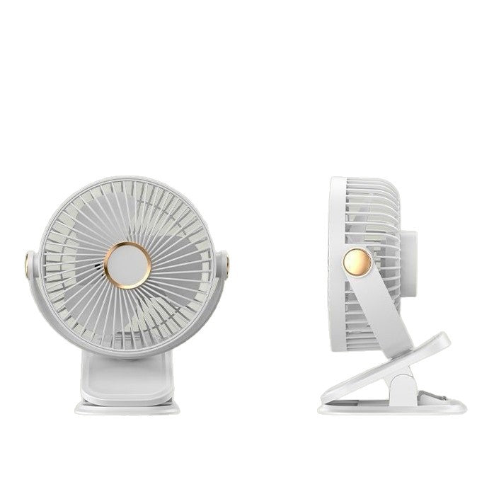 Ladies Portable Table Fan with Variable Speed Levels and Integrated LED Light Stornfield