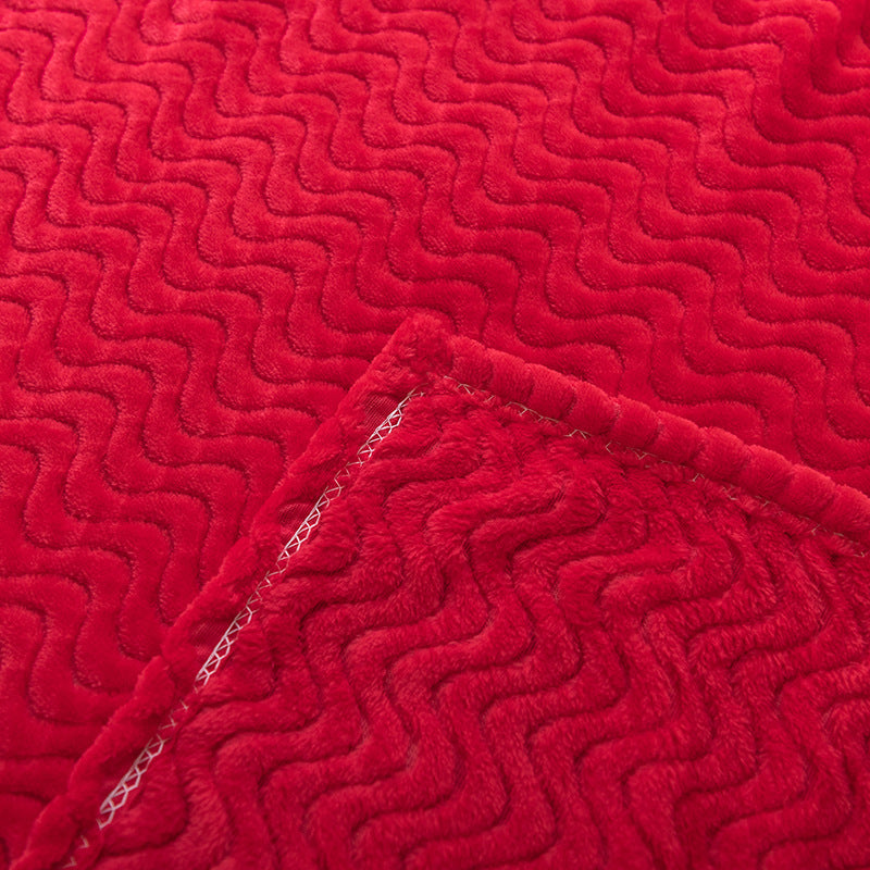Ladies Cozy Wave Texture Blanket Stornfield