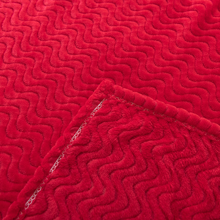 Ladies Cozy Wave Texture Blanket Stornfield