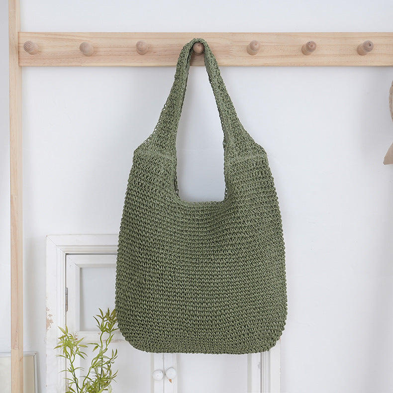 Hand-knotted cotton tote bag Stornfield