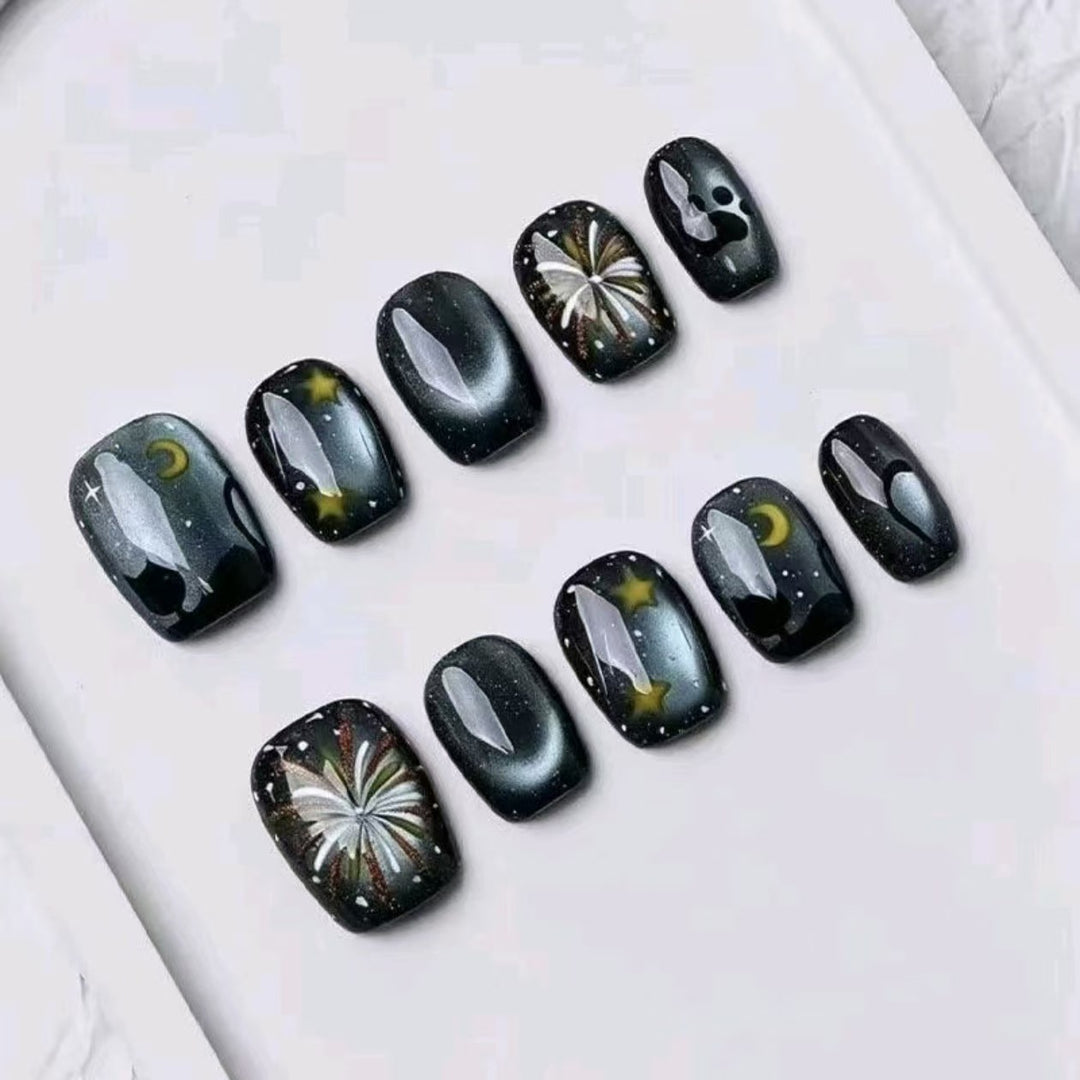 Starry Night Glitter Nail Art Set Stornfield