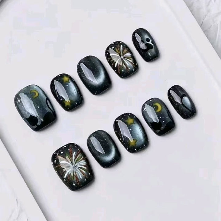 Starry Night Glitter Nail Art Set Stornfield