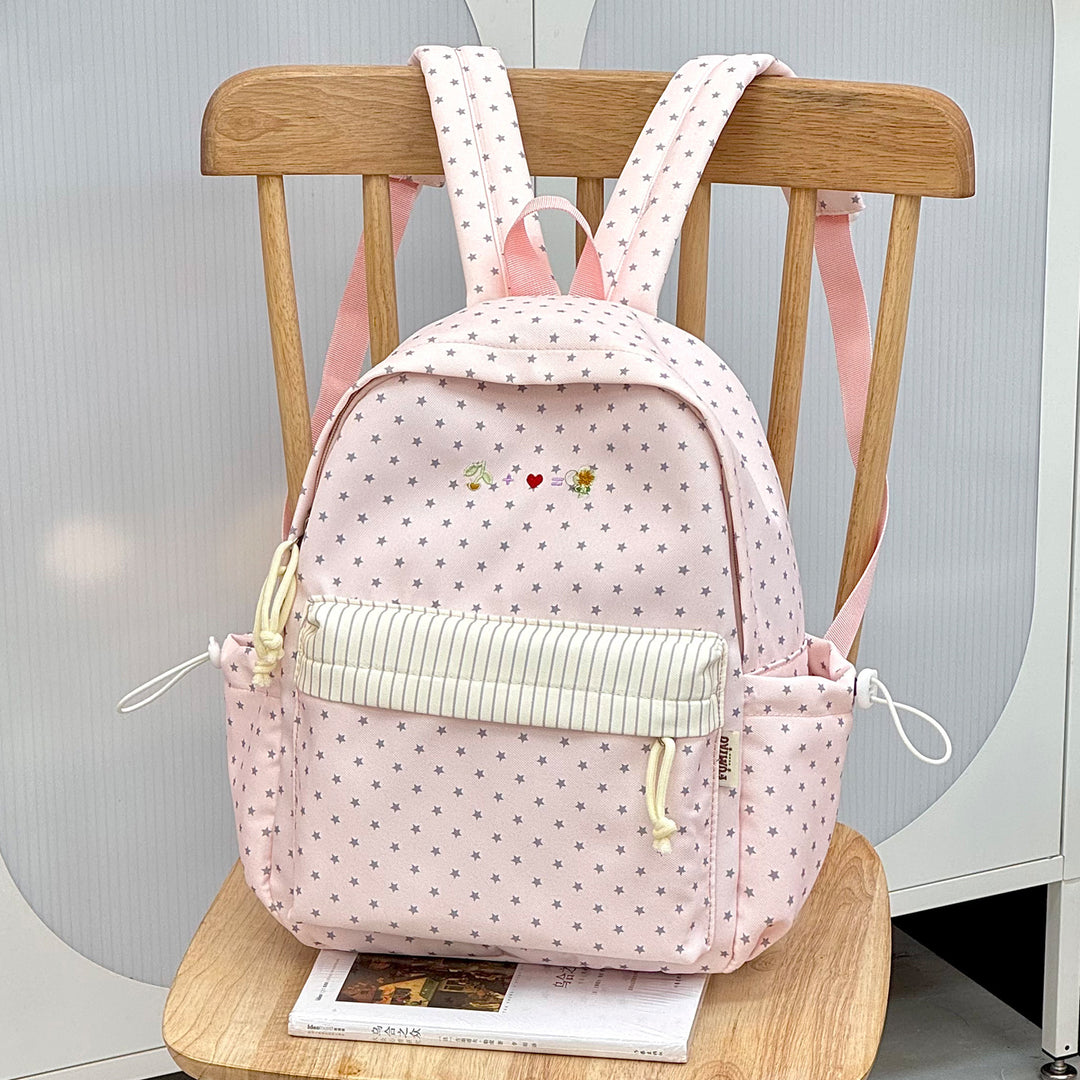 Casual Star-Printed Backpack Stornfield