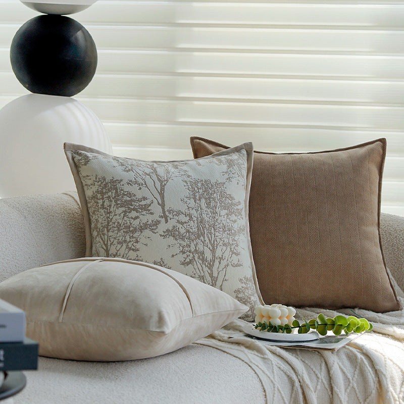 Decorative cushion with fine herringbone structure Stornfield