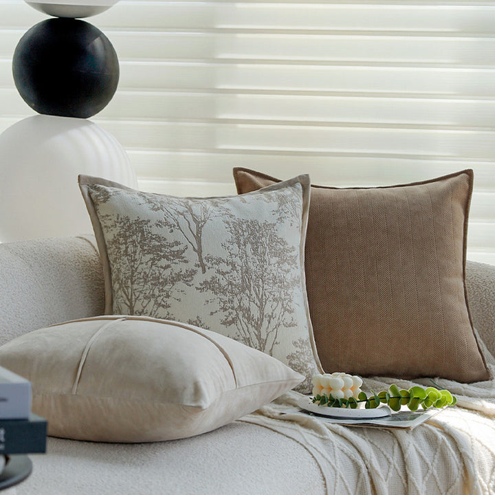 Decorative cushion with fine herringbone structure Stornfield