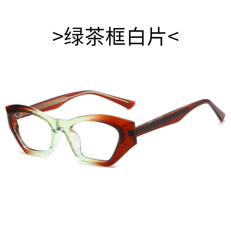 Ladies Cat-Eye Sunglasses with Modern Transparent Accents Stornfield