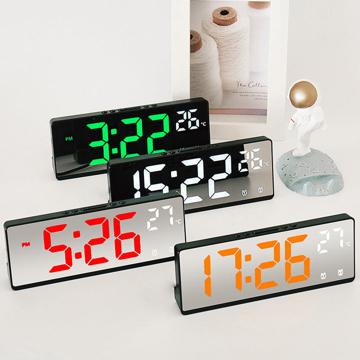 Digital alarm clock with mirror display and temperature function Stornfield