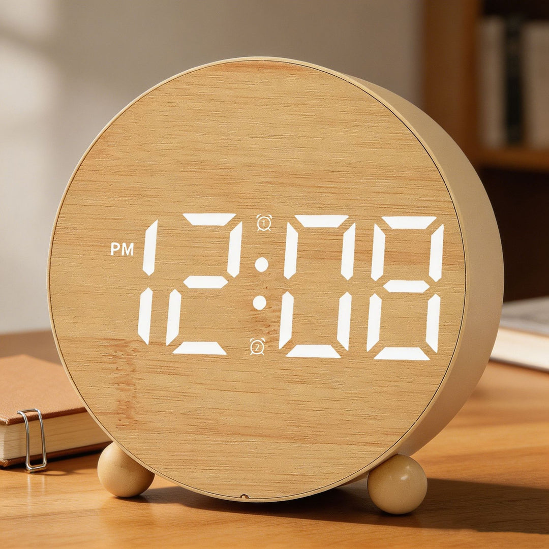 Digital Alarm Clock with Large LED Display and Gentle Alarm Function Stornfield