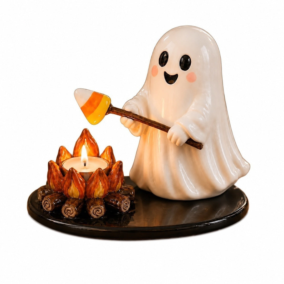 Decorative mummy figure with candle holder Stornfield