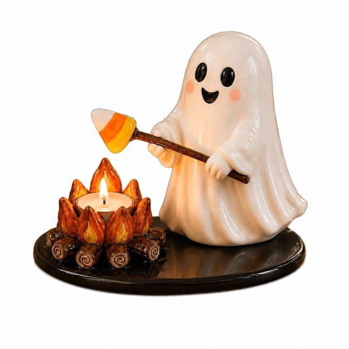 Decorative mummy figure with candle holder Stornfield