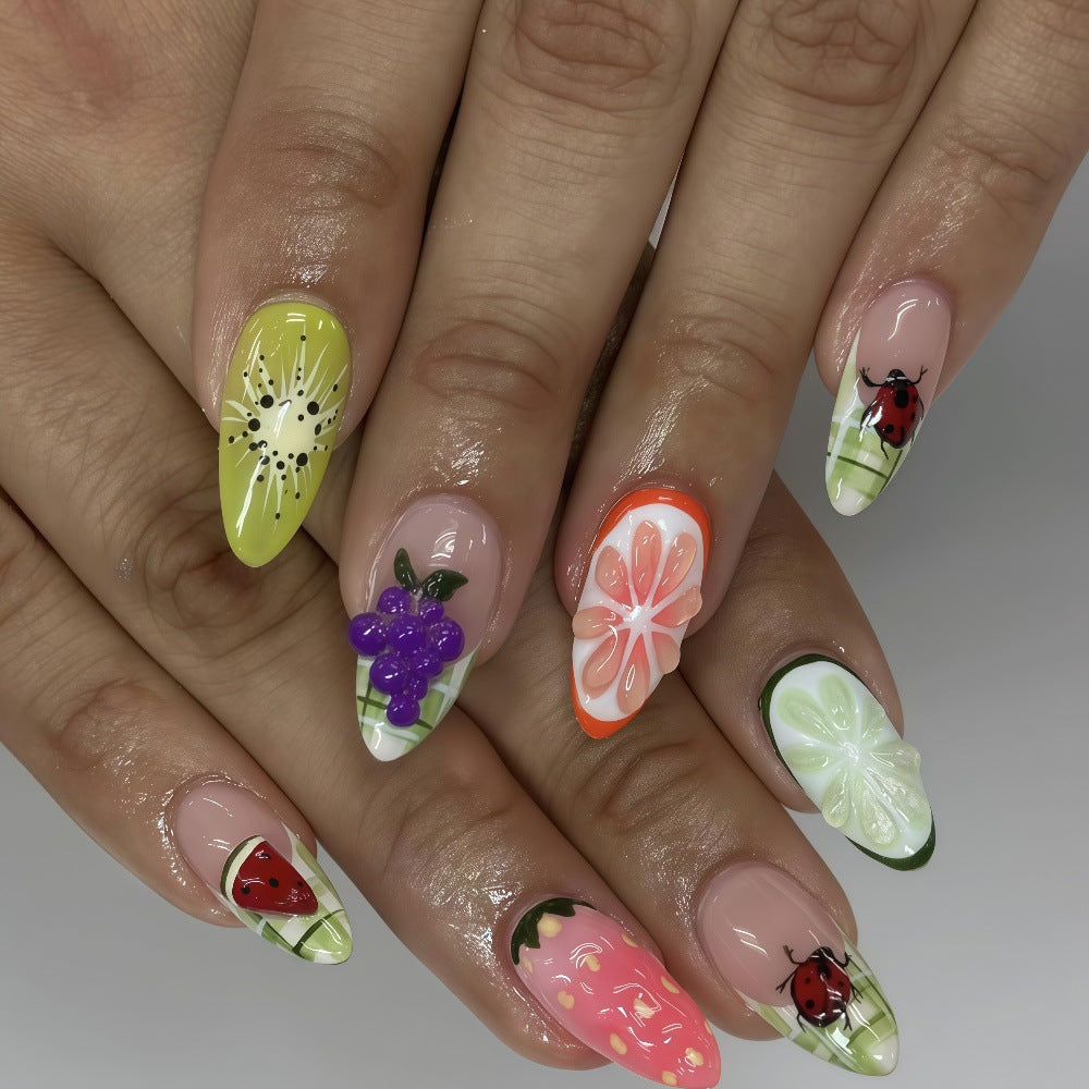 Creative and cheerful art nails Stornfield