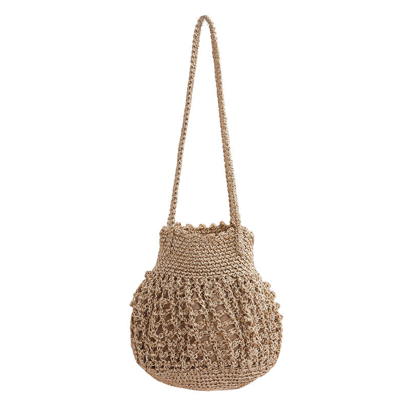 Handmade Macrame Bag with Open Structure Stornfield