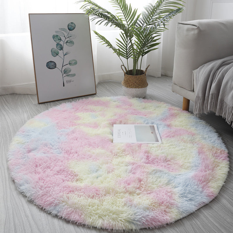 Round Soft Plush Area Rug