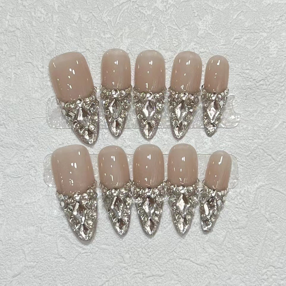Rhinestone Stiletto Press-On Nail Set Stornfield