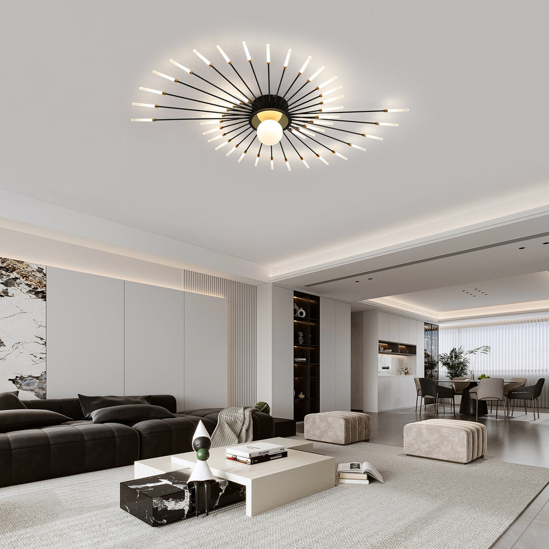 Starburst Ceiling Light Fixture