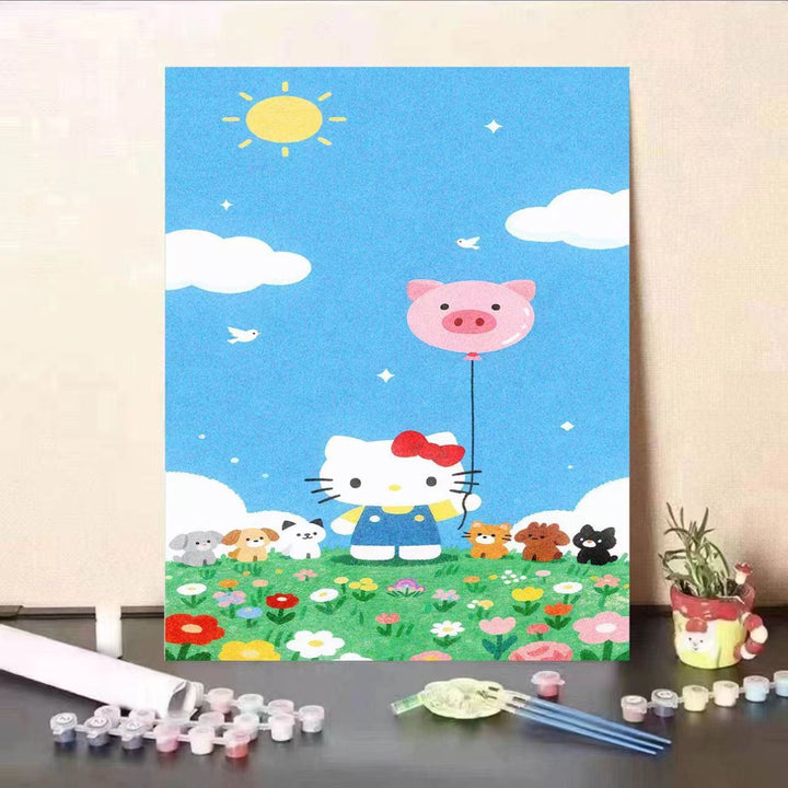 Cute Cartoon Character Paint by Numbers Kit Stornfield