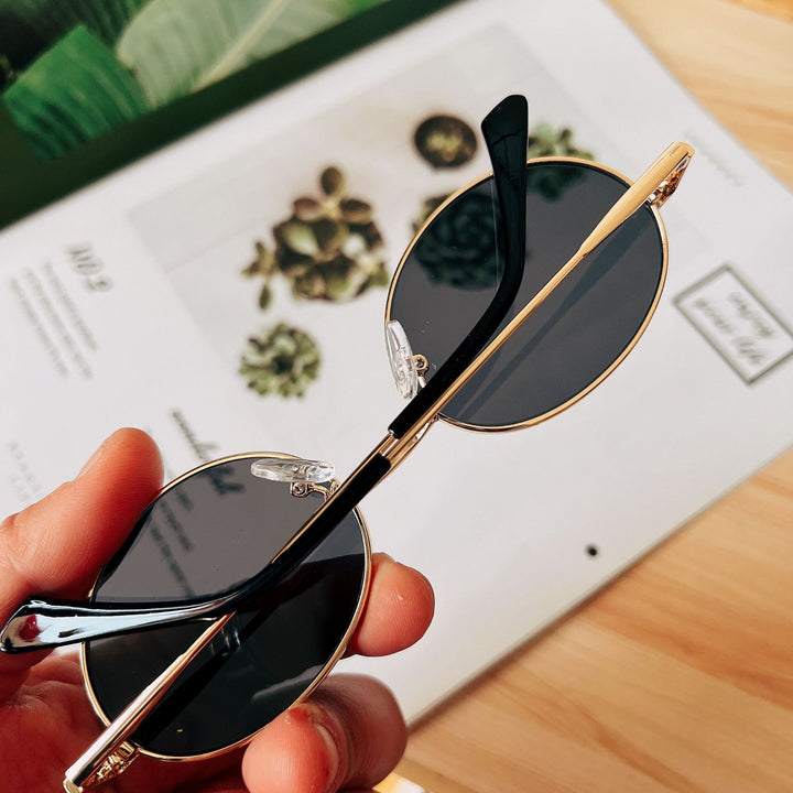 Retro Oval Frame Sunglasses Stornfield