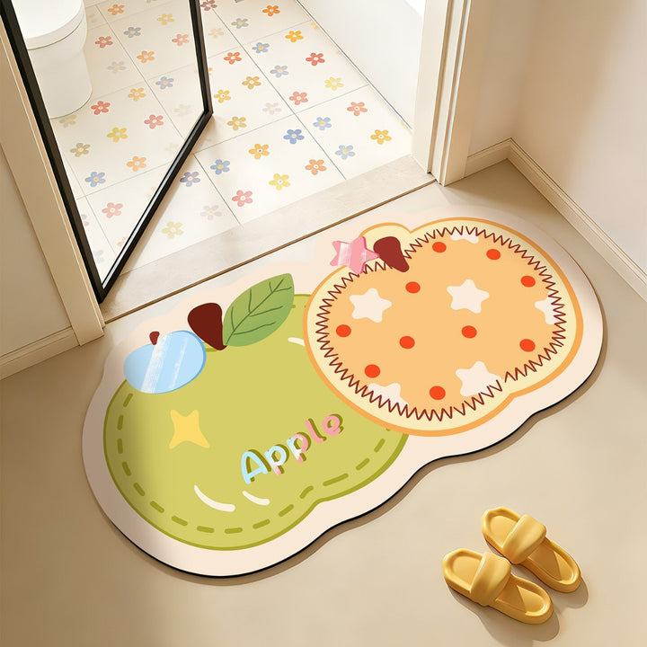 Cartoon Fruit Shaped Bath Mat