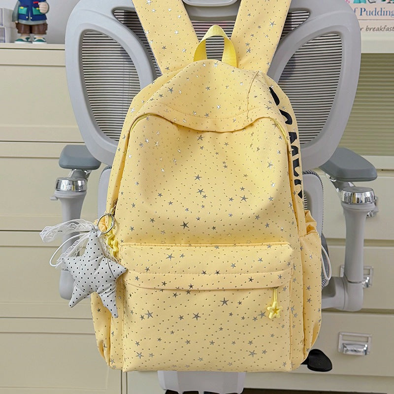 Star-Patterned Lightweight Backpack Stornfield