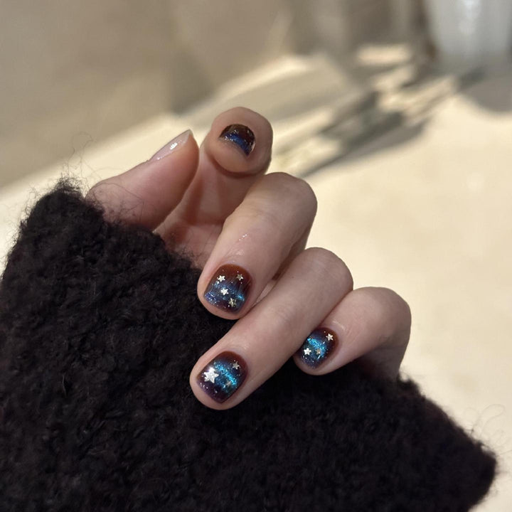 Glamorous Art Nails with Sparkling Star Design Stornfield