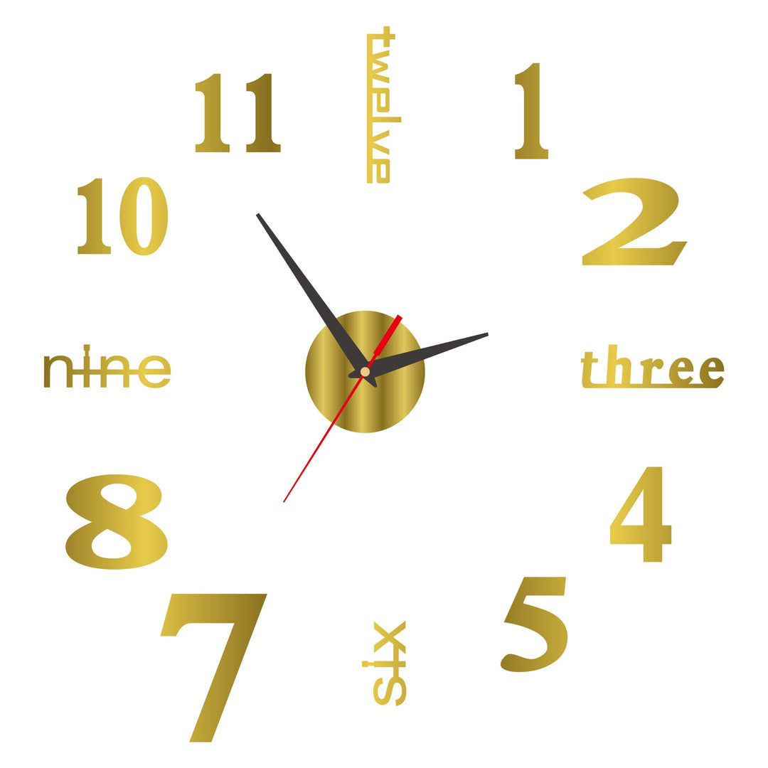 Stornfield Luminous Frameless 3D Wall Clock