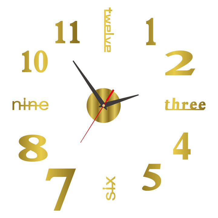 Stornfield Luminous Frameless 3D Wall Clock