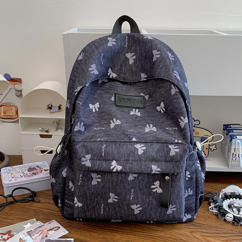 Stylish Butterfly Print Backpack Stornfield