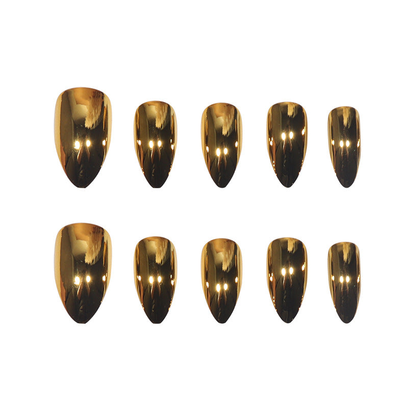 Metallic Stiletto Nail Enhancements Stornfield