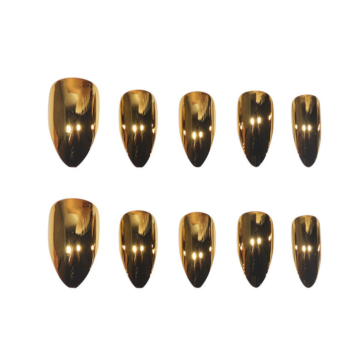 Metallic Stiletto Nail Enhancements Stornfield
