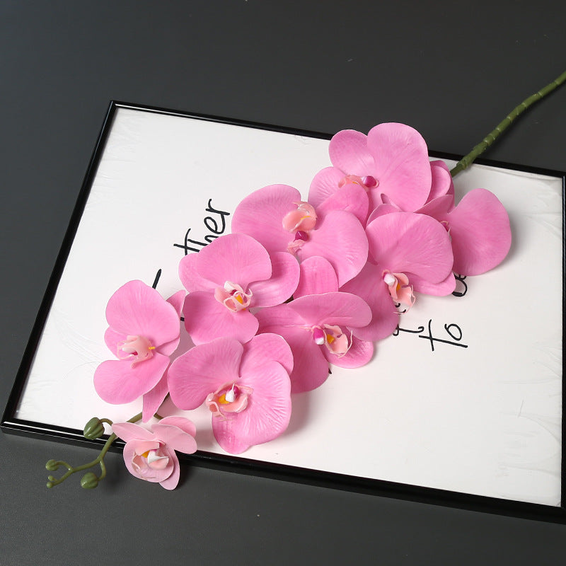 Faux Orchid Flower Stem for Home Decor Display
