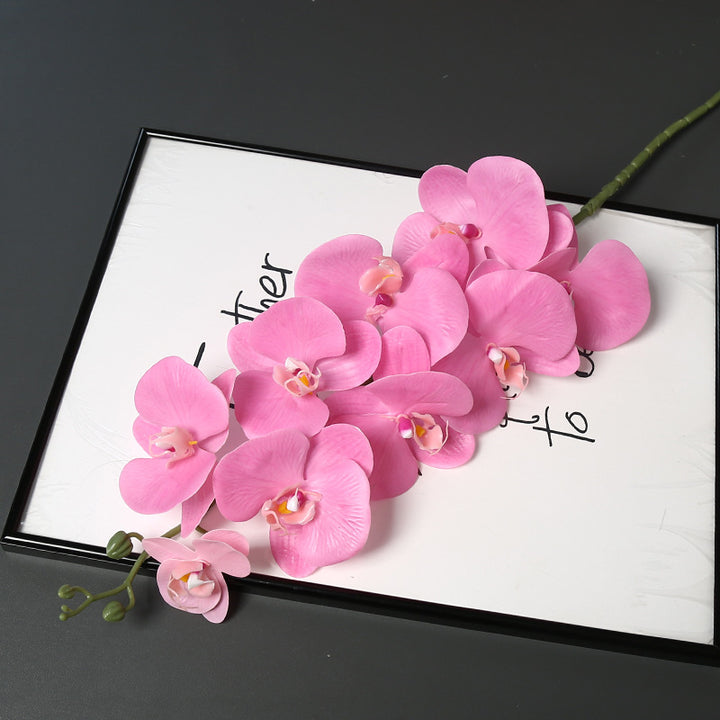 Faux Orchid Flower Stem for Home Decor Display
