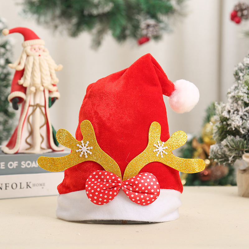 Festive Santa Hat with Reindeer Ears Stornfield