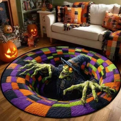 Ghost-Themed Decorative Area Rug Stornfield