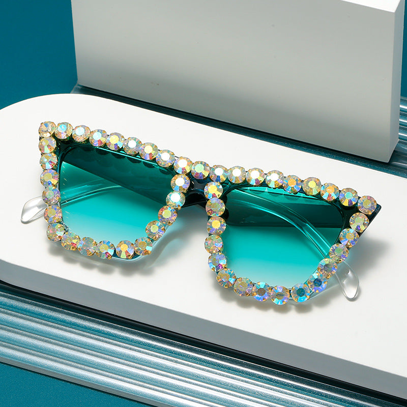 Women's extravagant sunglasses with glittering frame Stornfield