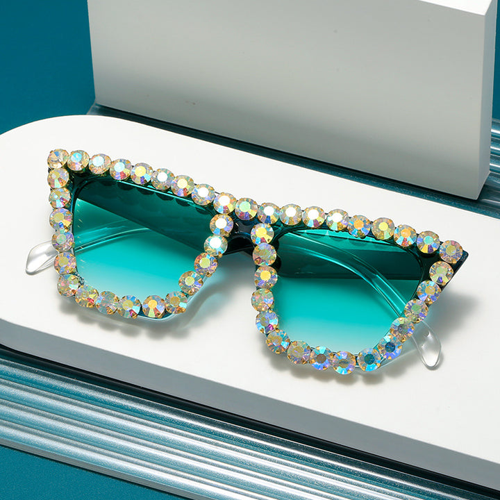 Women's extravagant sunglasses with glittering frame Stornfield