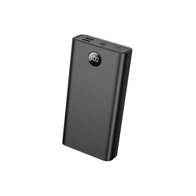 High-capacity dual-port fast charging power bank with digital battery display and USB-C pass-through Stornfield