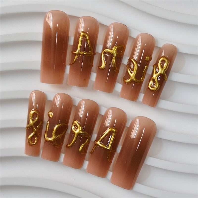 Artistic Press-On Nail Extensions Stornfield