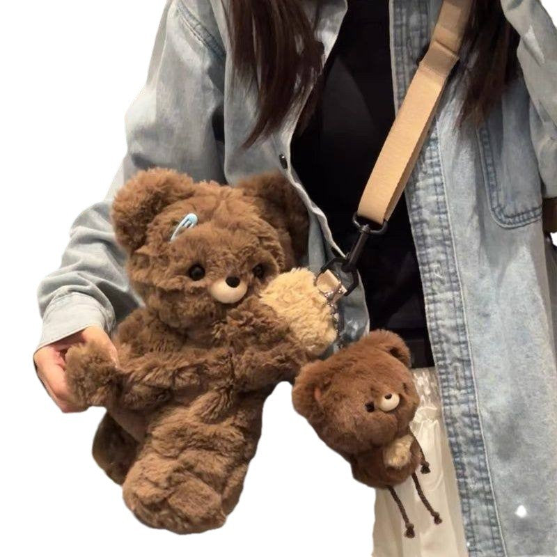 Cute plush shoulder bag with animal motif Stornfield