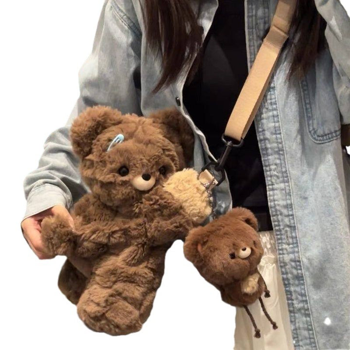 Cute plush shoulder bag with animal motif Stornfield