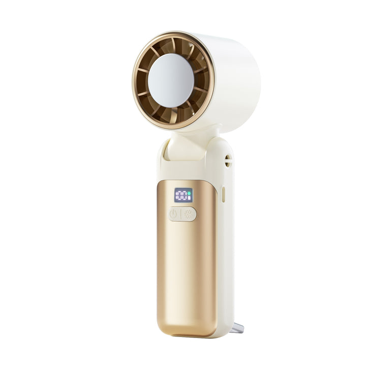 Women's compact USB handheld fan with LCD display Stornfield