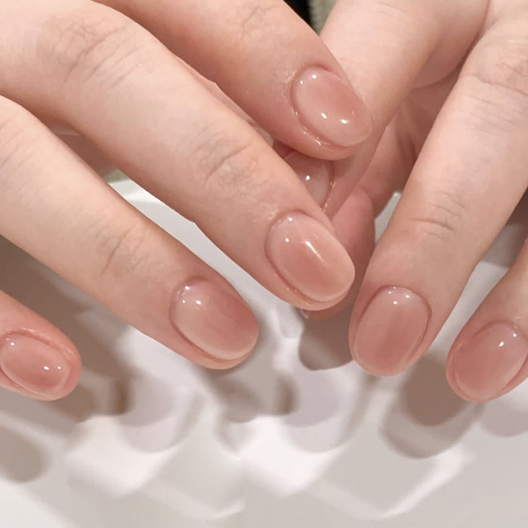 Artificial gel nails with elegant high-gloss finish Stornfield