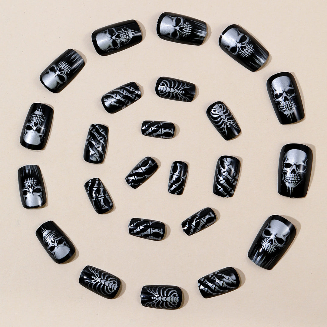 Gothic Skeleton Nail Art Set Stornfield