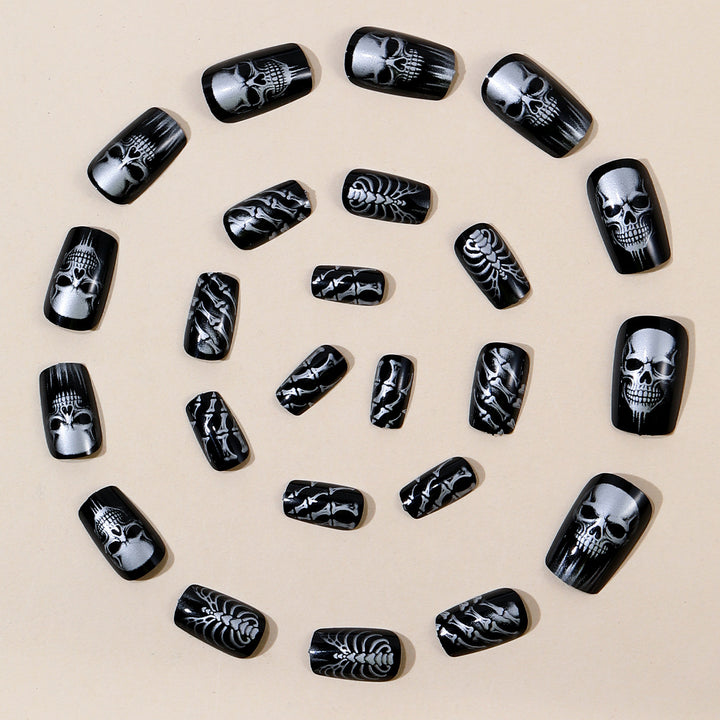 Gothic Skeleton Nail Art Set Stornfield