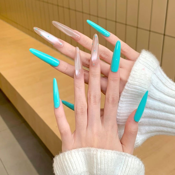 Artistic Long Stiletto Nail Enhancements Stornfield