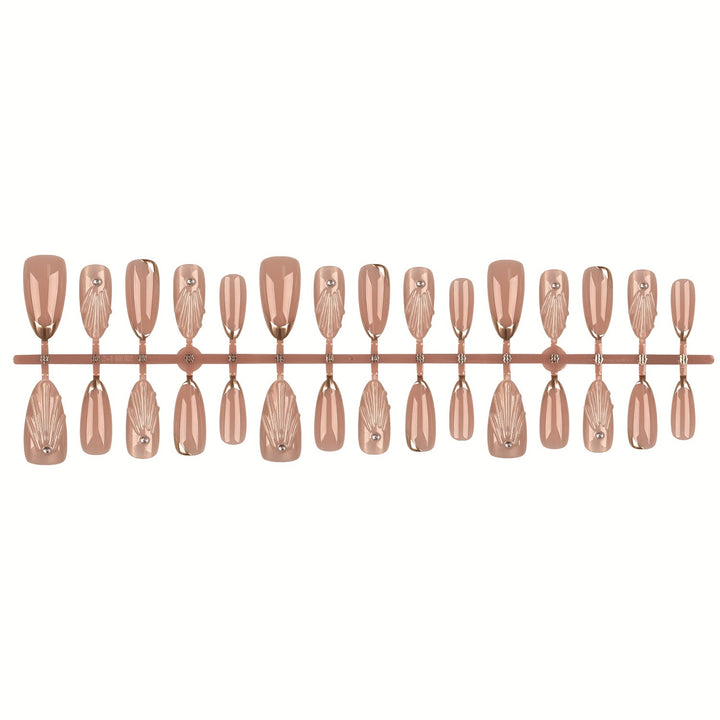 Elegant Art Deco Style Press-On Nails