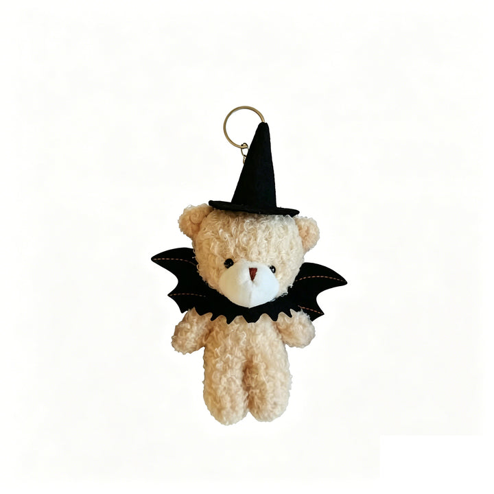 Cuddly Halloween Teddy Bear Keychain