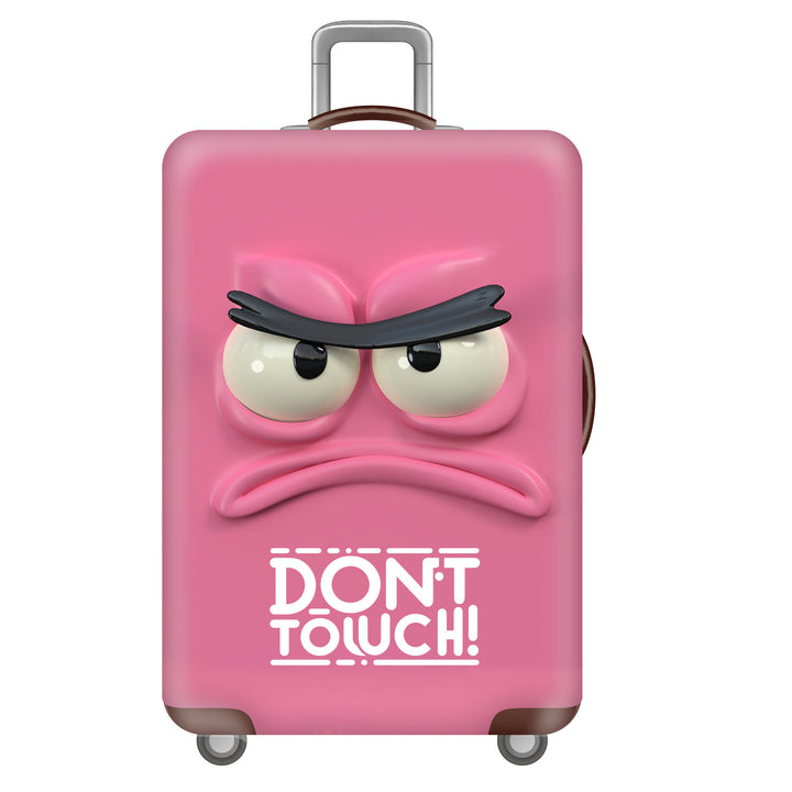 Unisex hard-shell suitcase with funny monster design Stornfield